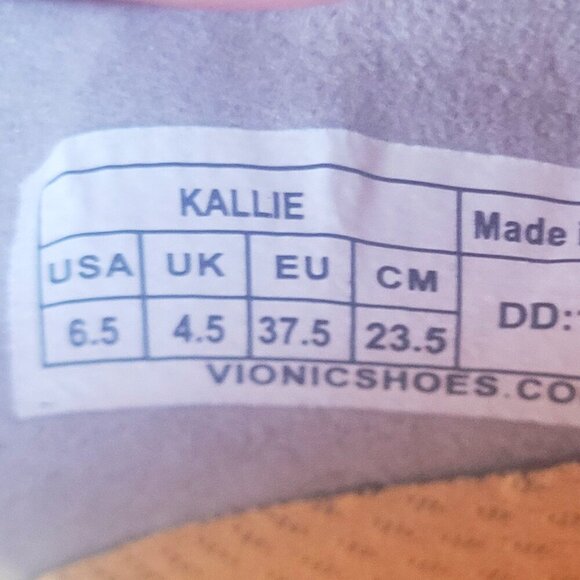 Vionic Women's Kallie Sporty Slip-on Yellow/White - Size 6.5 - Picture 12 of 12